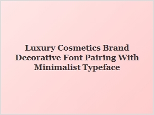 Decorative Flair and Minimalist Grace in Luxury Cosmetics